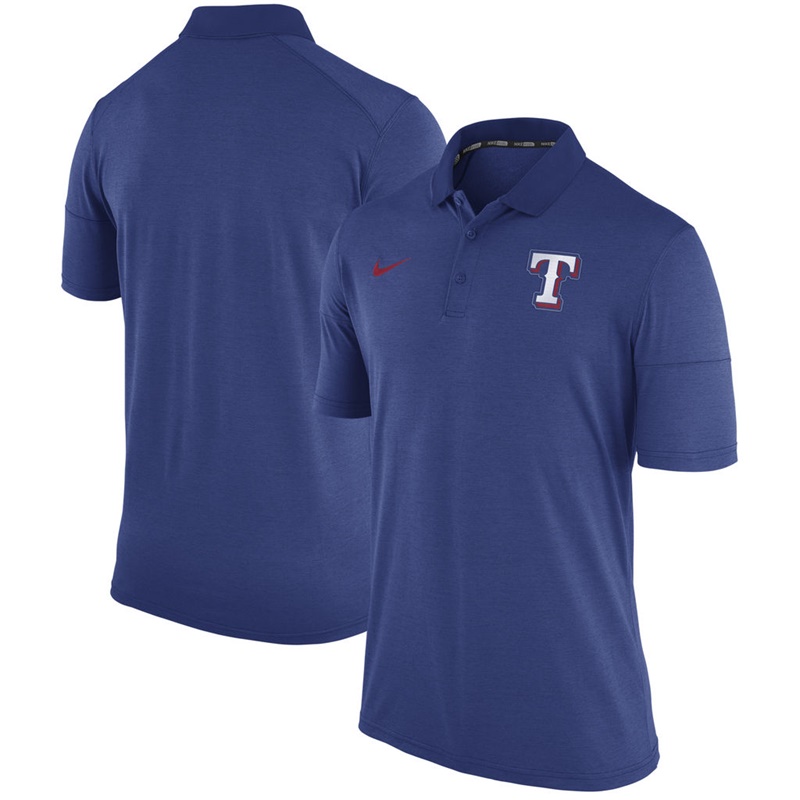 Men Texas Rangers Royal Fashion Polo Shirt