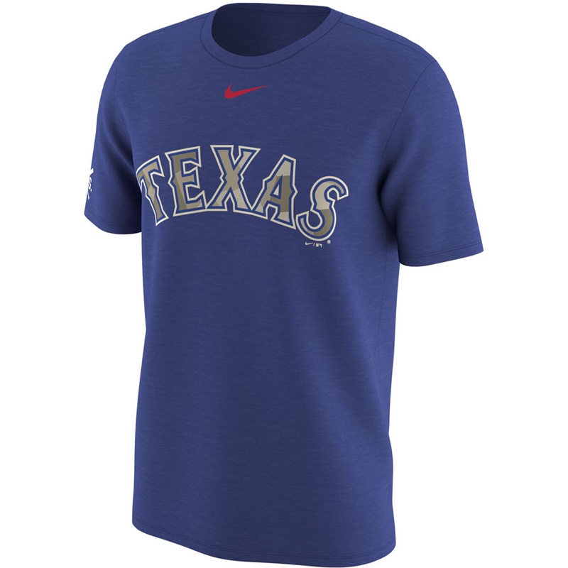 Texas Rangers Royal Memorial Day T-Shirt -  Men