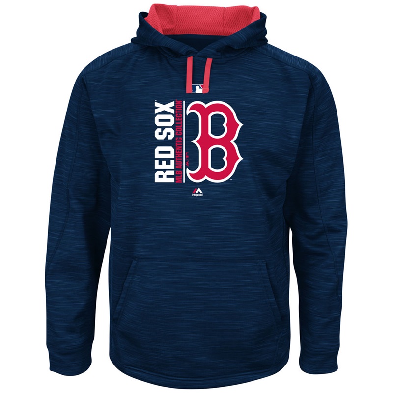 Men Boston Red Sox Navy Big & Tall Team Icon Streak Pullover Hoodie