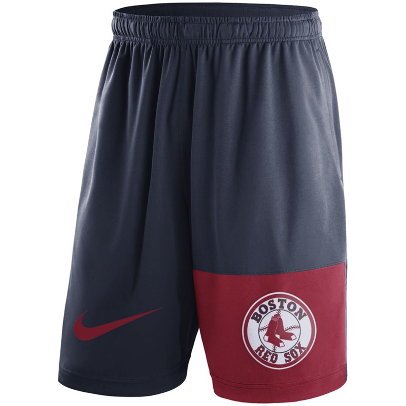 Men Boston Red Sox Navy Cooperstown Collection Dry Fly Shorts