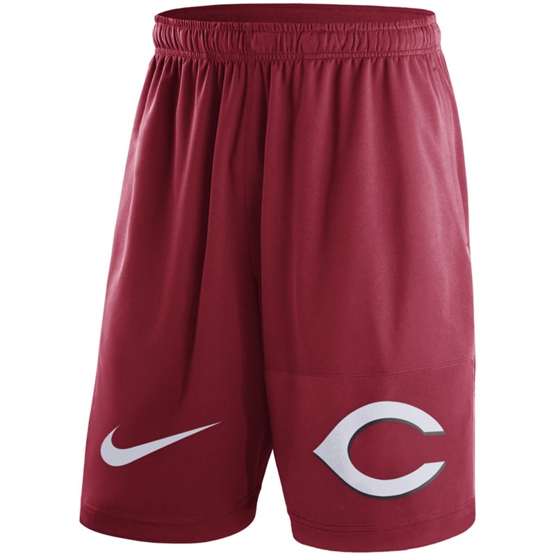 Men Cincinnati Reds Red Dry Fly Shorts