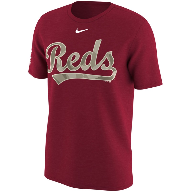 Cincinnati Reds Red Memorial Day T-Shirt -  Men