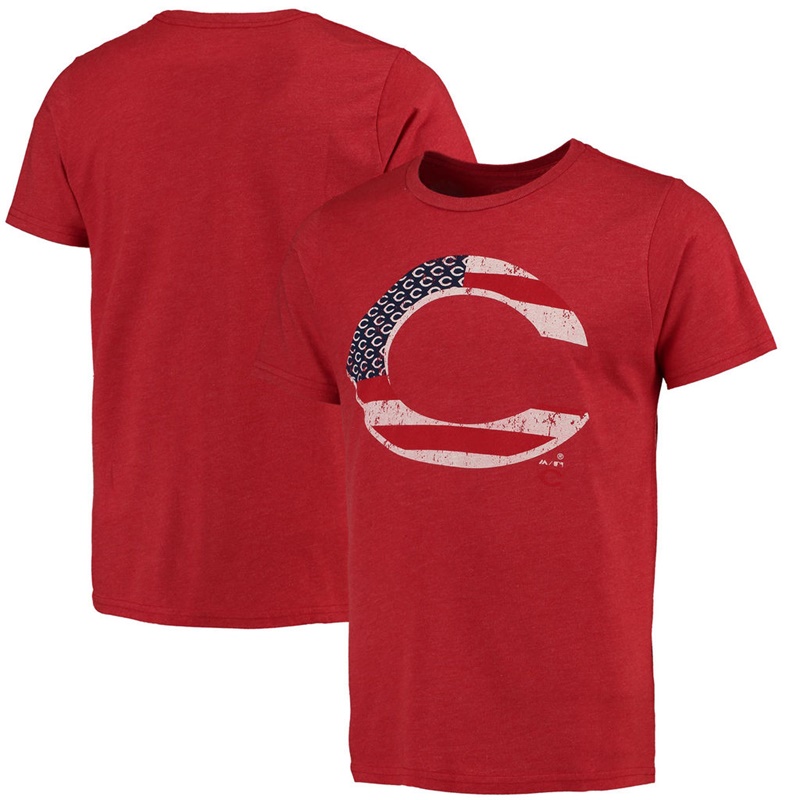 Cincinnati Reds Red Stars & Stripes T-Shirt - Men