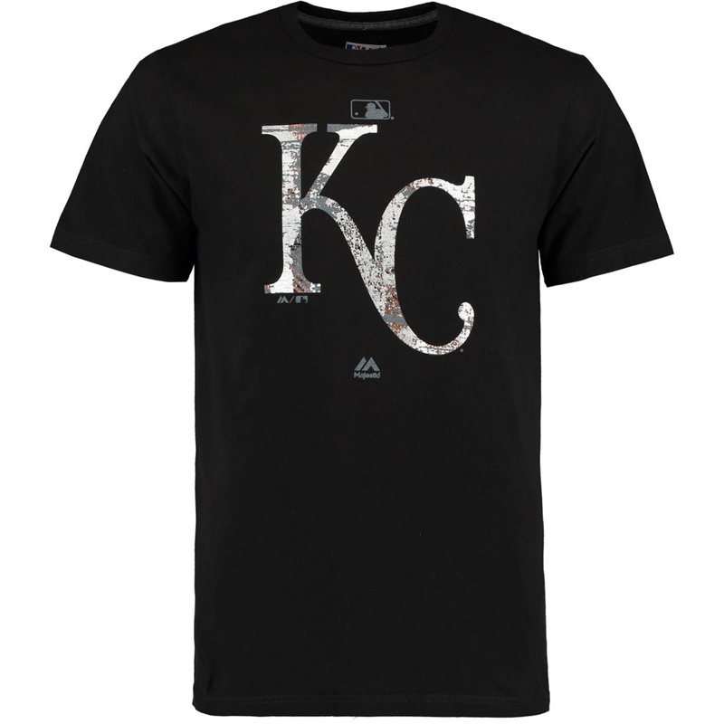 Kansas City Royals Black Clubhouse Fashion Foil T-Shirt -  Men