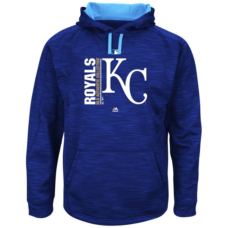 Men Kansas City Royals Royal Big & Tall Team Icon Streak Pullover Hoodie