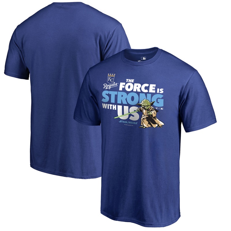 Men Kansas City Royals Star Wars Jedi Strong Fanatics Branded Royal T-Shirt