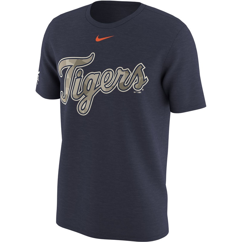 Detroit Tigers Navy Memorial Day T-Shirt -  Men