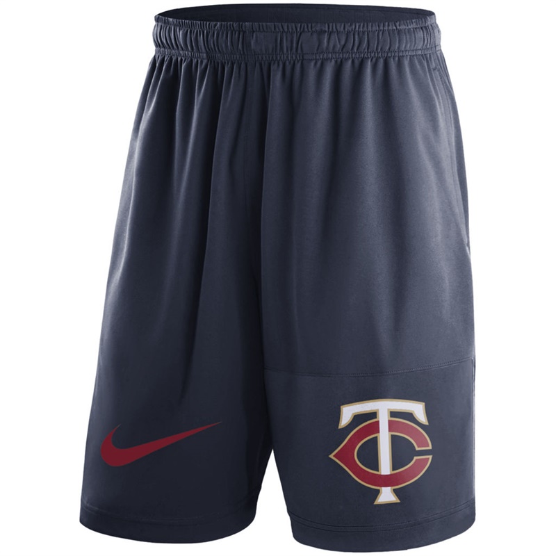 Men Minnesota Twins Navy Dry Fly Shorts