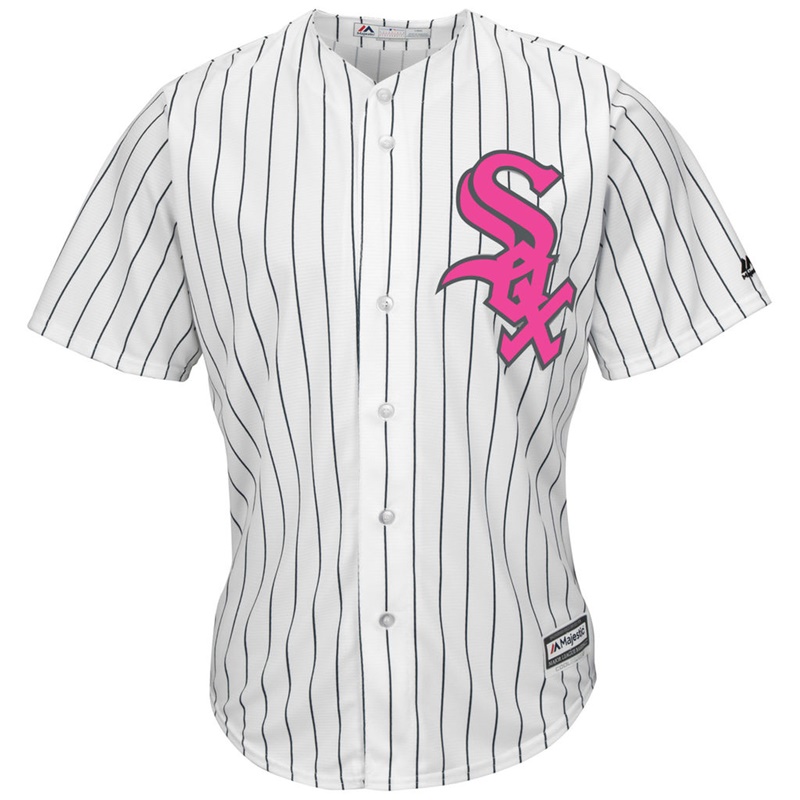 2017 Mother's Day Chicago White Sox Men White Cool Base Replica Jersey