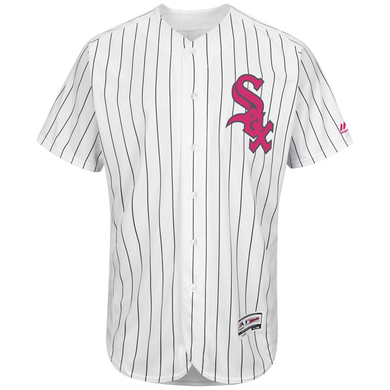 2017 Mother's Day Men Chicago White Sox White Flex Base Team Jersey