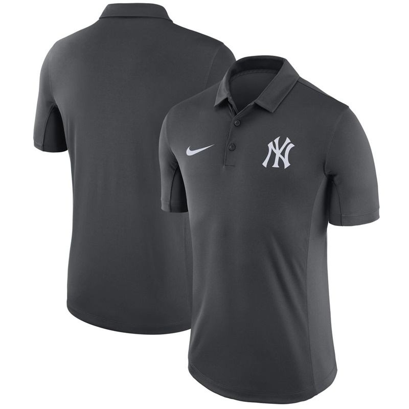 Men New York Yankees Anthracite Franchise Polo Shirt