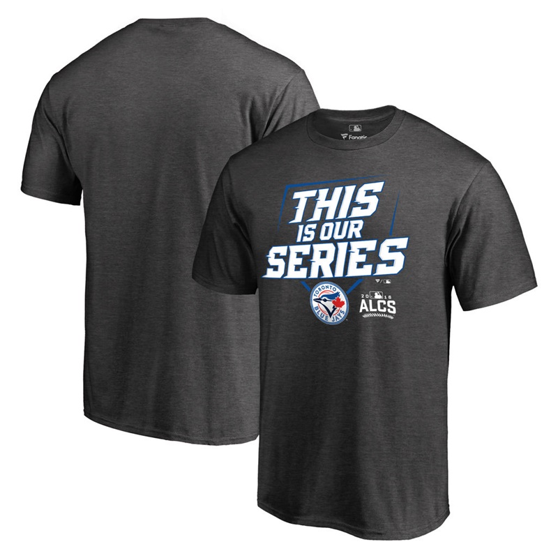 Mens Toronto Blue Jays Heather Gray 2016 League Championship Series Participant T-Shirt