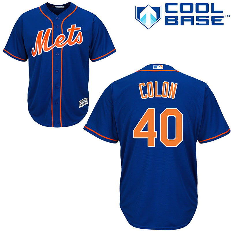 MLB Cool Base New York Mets #40 Bartolo Colon Jersey