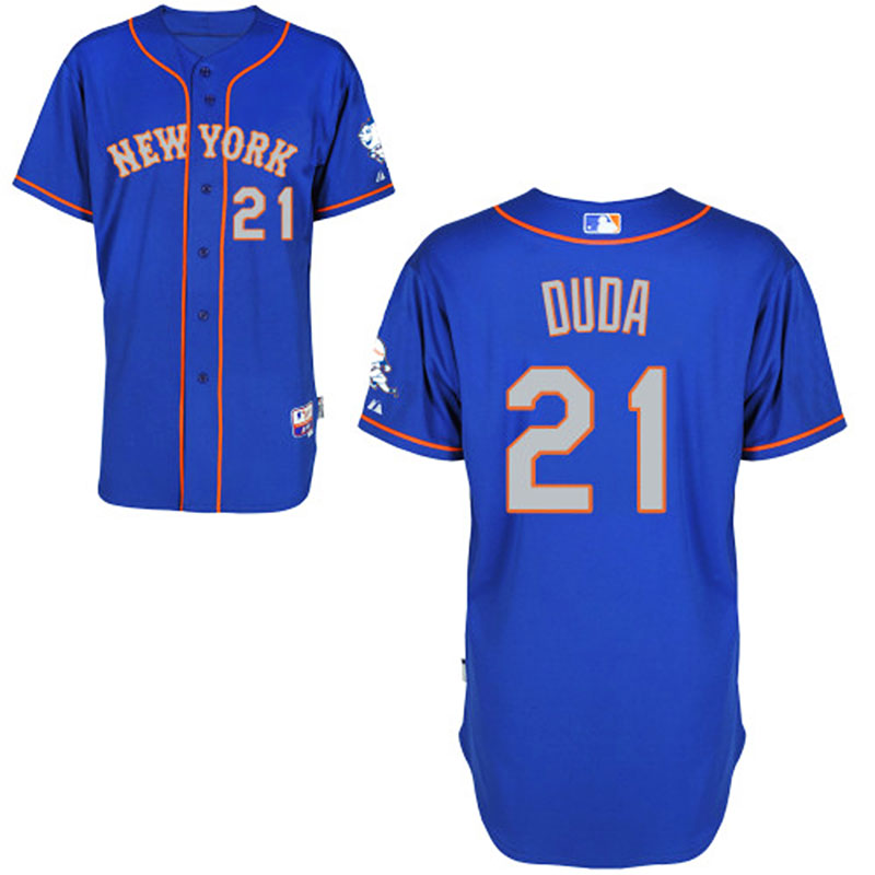 MLB Cool Base New York Mets #21 Lucas Duda Jersey