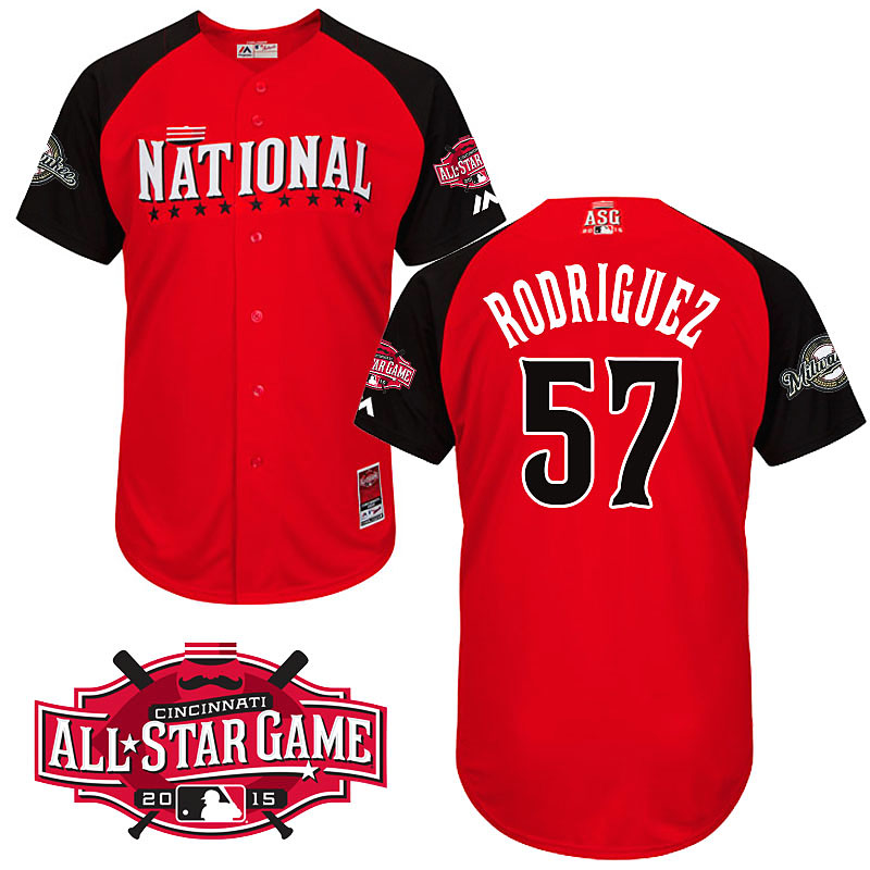 2015 MLB All Star National Milwaukee Brewers #57 Francisco Rodriguez Jersey