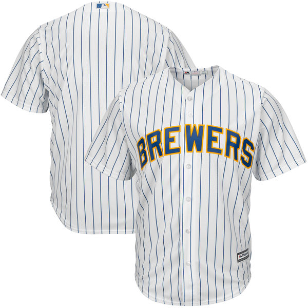 Milwaukee Brewers White Official Cool Base Team Jersey