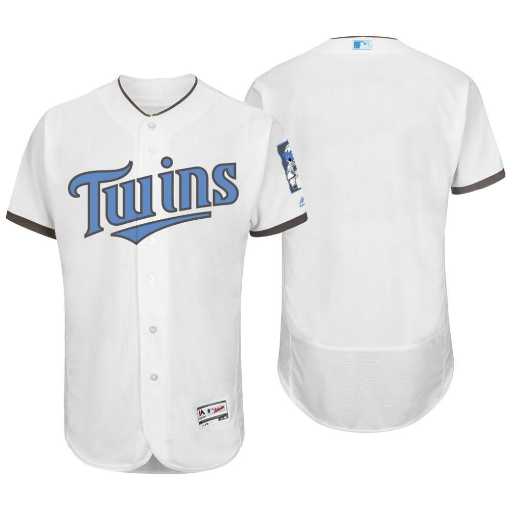 Minnesota Twins 2016 Father's Day White Flex Base Team Jersey