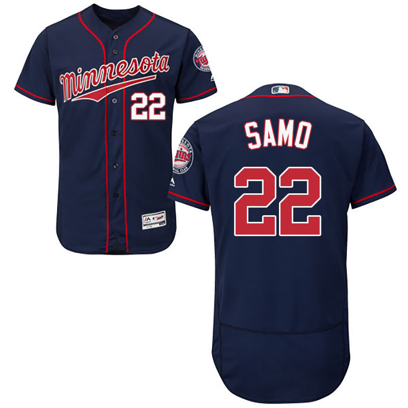 Minnesota Twins Miguel Sano #22 Navy Flexbase Authentic Collection Jersey