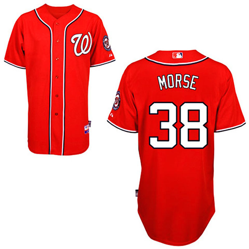 Washington Nationals #38 Michael Morse Red 2011 Alternate 1 Cool Base Jersey