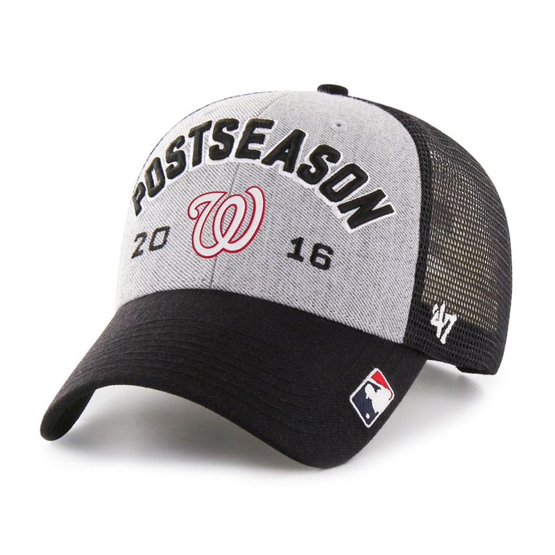 Washington Nationals Gray Black 2016 NL East Division Champions Locker Room Adjustable Hat