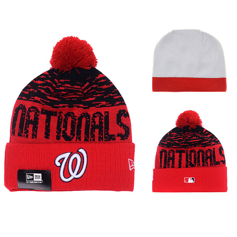 Washington Nationals Red Clubhouse Cuffed Knit Hat