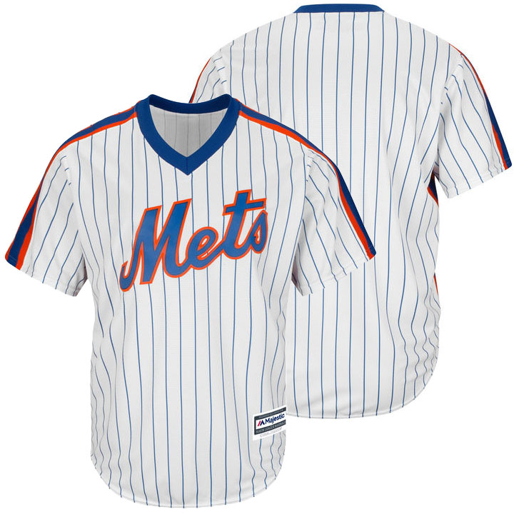 New York Mets White Official Cool Base Team Jersey