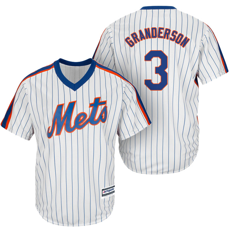 New York Mets #3 Curtis Granderson White Official Cool Base Player Jersey