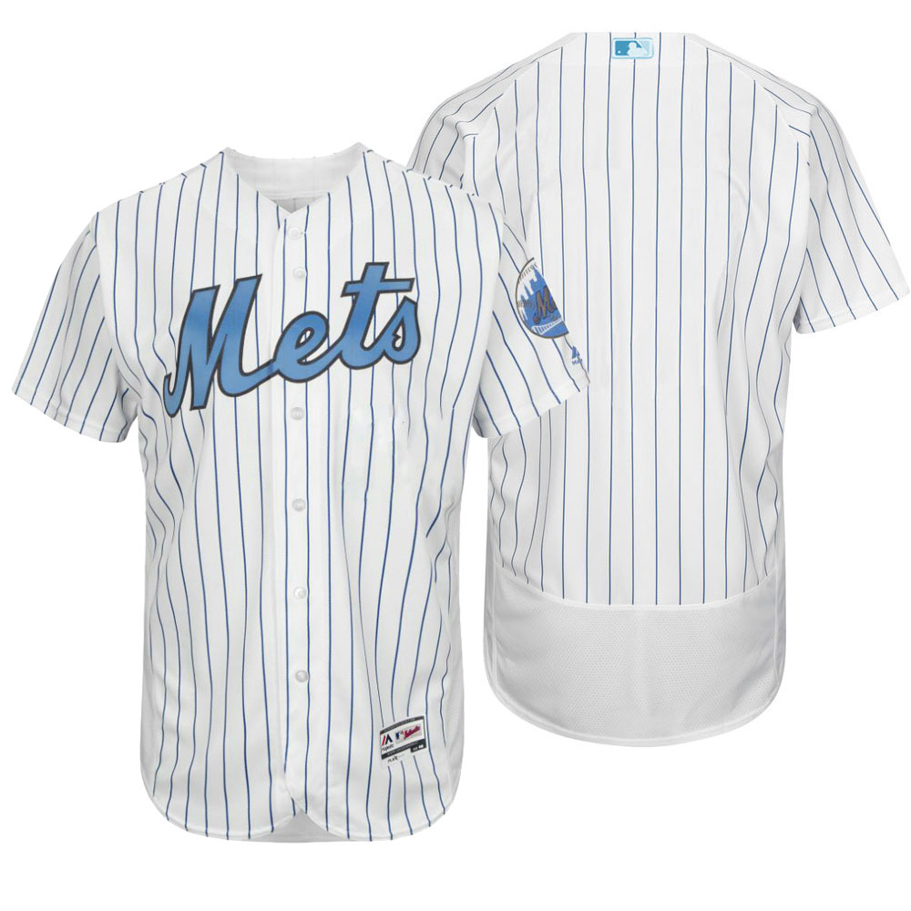 New York Mets 2016 Father's Day White Flex Base Team Jersey