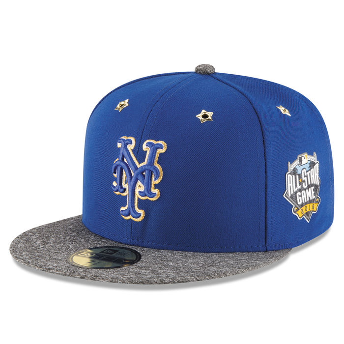 New York Mets New Era Royal 2016 MLB All-Star Game Patch 59FIFTY Fitted Hat