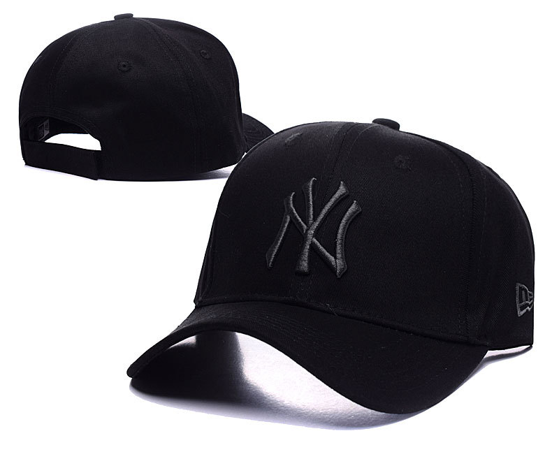 New York Yankees New Era Black Basic Logo Flex Hat