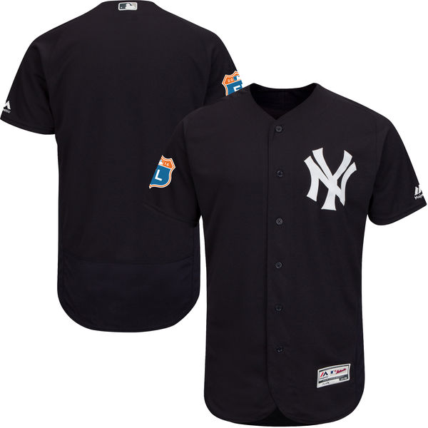 New York Yankees Navy 2016 Spring Training Flexbase Authentic Collection Team Jersey