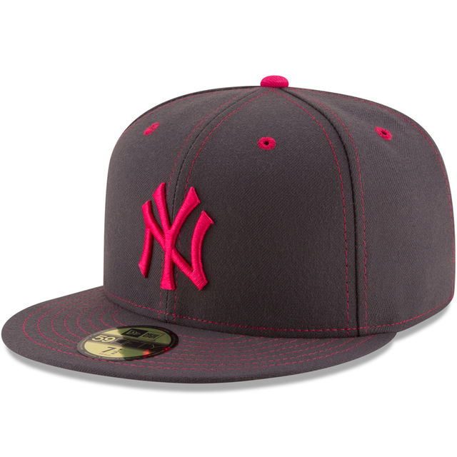 New York Yankees New Era Graphite 2016 Mother's Day 59FIFTY Fitted Hat