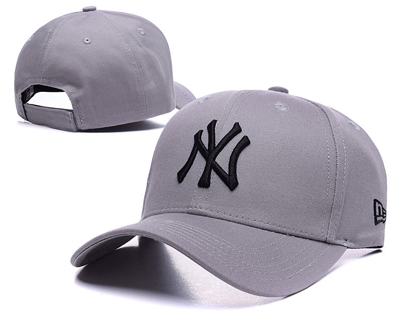 New York Yankees New Era Gray The League Slouch Adjustable Hat