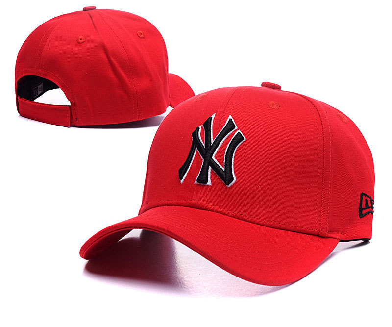 New York Yankees New Era Red The League Slouch Adjustable Hat