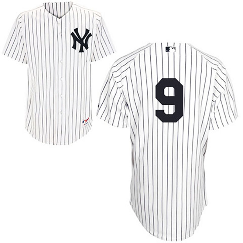 New York Yankees #9 Roger Maris White Home Jersey