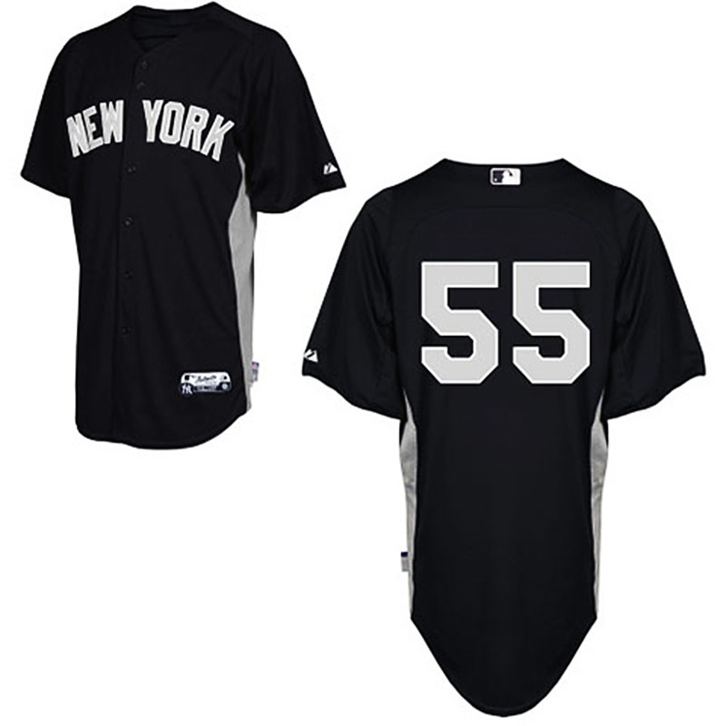 New York Yankees #55 Russell Martin Black Jersey