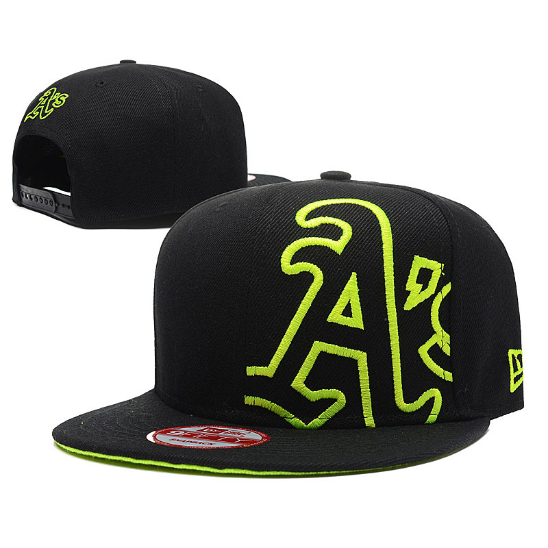 Oakland Athletic New Era Black Adjustable Hat