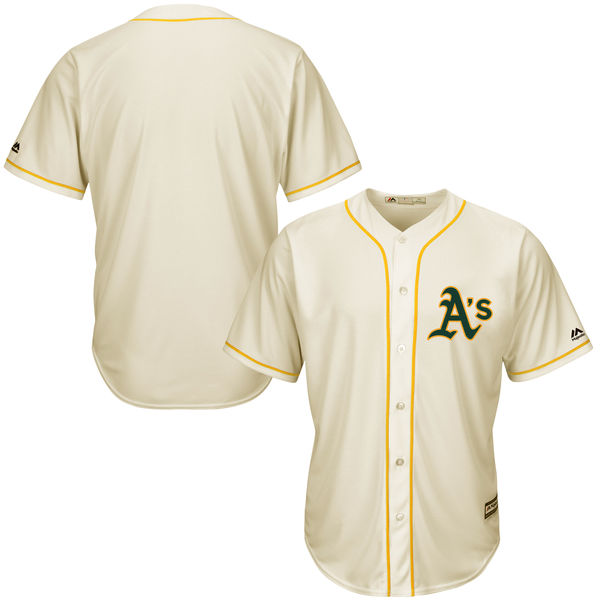 Oakland Athletics Cream Cool Base Ivory Fashion Team Jersey