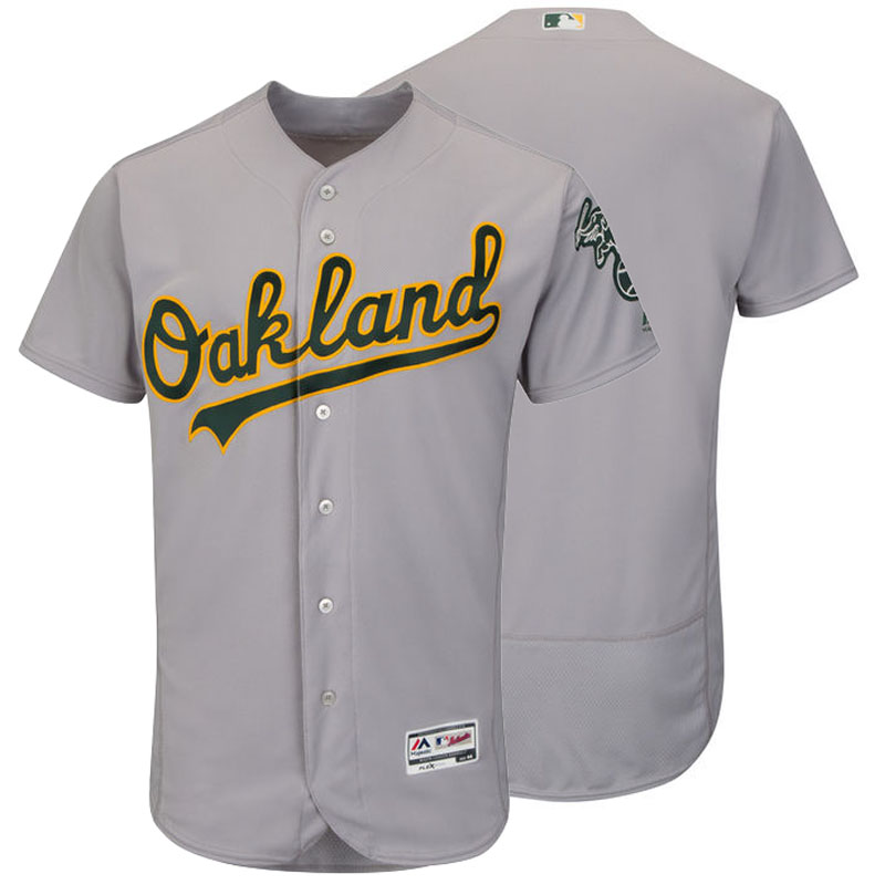 Oakland Athletics Majestic Gray Authentic Flexbase Team Jersey