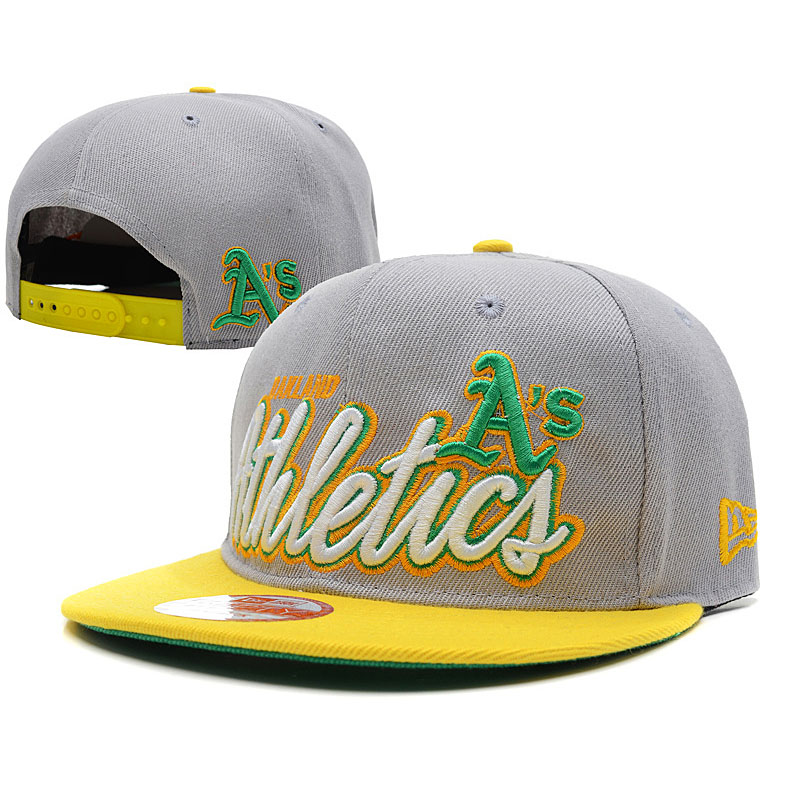 Oakland Athletics New Era Gray/Yellow 9FIFTY Performance Fitted Hat