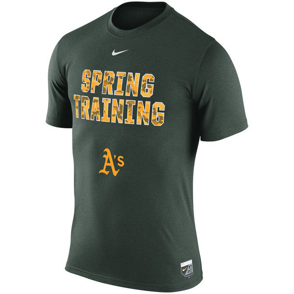 Oakland Athletics Green Wordmark Issue Performance T-Shirt