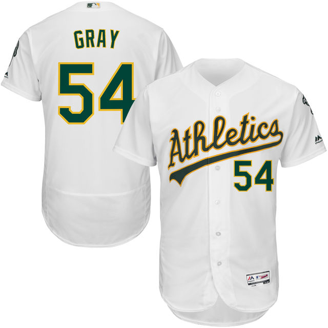 Oakland Athletics Sonny Gray #54 White Authentic Collection Flexbase Jersey