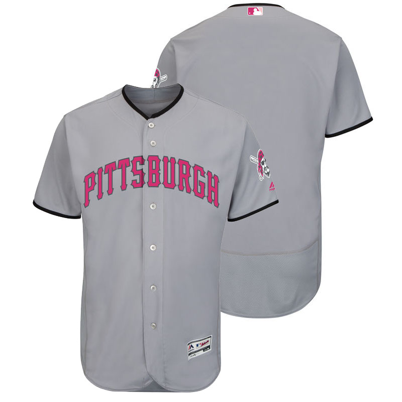 Philadelphia Phillies Gray Road 2016 Mother's Day Flex Base Jersey