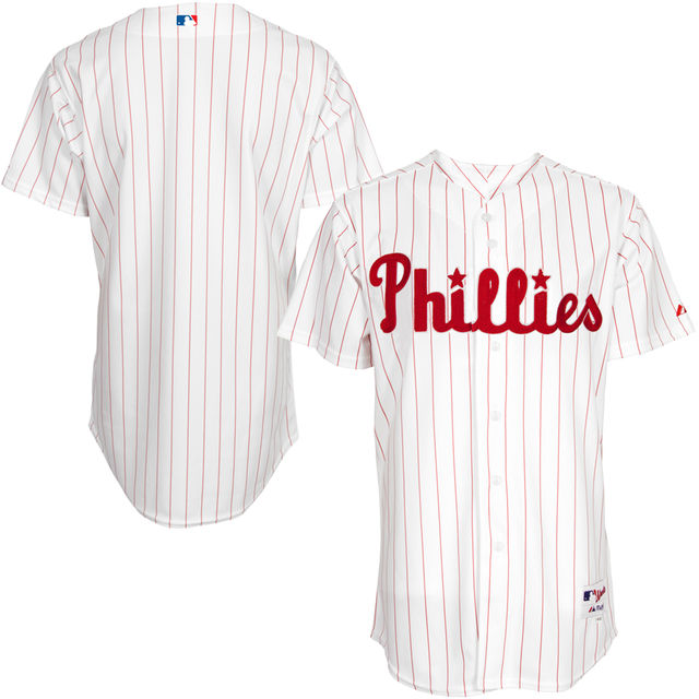 Philadelphia Phillies Majestic White Authentic Turn Back the Clock Team Jersey