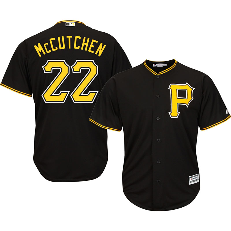 MLB Pittsburgh Pirates #22 Andrew McCutchen Black Authentic Cool Base Jersey