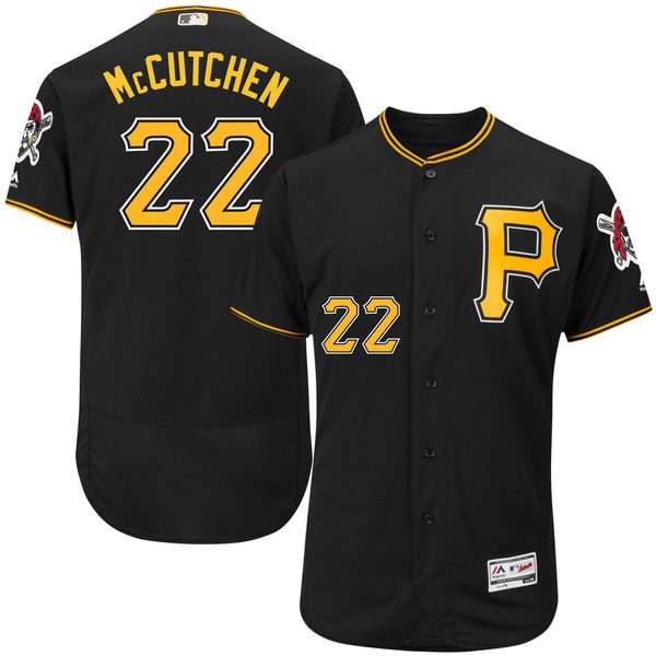 Pittsburgh Pirates #22 Andrew McCutchen Black Flexbase Authentic Collection Jersey