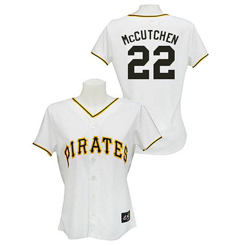 Pittsburgh Pirates #22 Andrew McCutchen White Women's Fashion Jersey