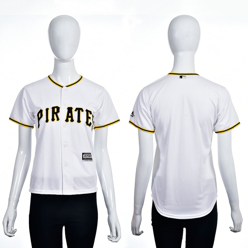 Women's Pittsburgh Pirates White 2016 Cool Base Team Jersey