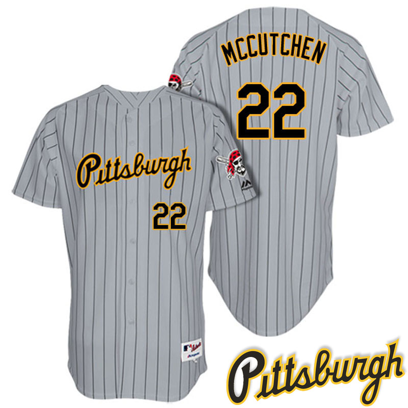 Pittsburgh Pirates Andrew McCutchen #22 Gray 1997 Turn Back The Clock Throwback Jersey