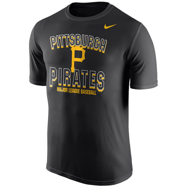 Pittsburgh Pirates Black Cooperstown Legend Team Issue T-Shirt